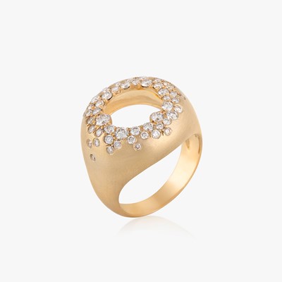 SHEER CHAMPAGNE DIAMOND RING