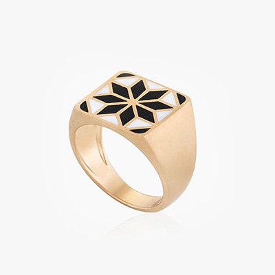 COLOR & FORM BLAT STAR RING