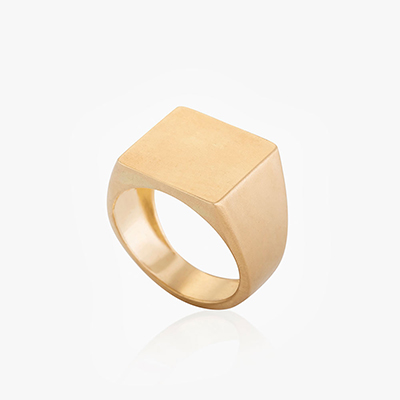 COLOR & FORM SQUARE FLAT RING
