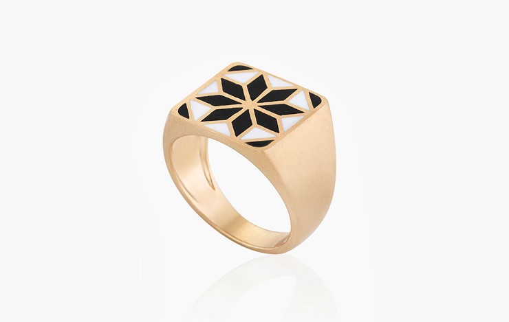 COLOR & FORM BLAT STAR RING