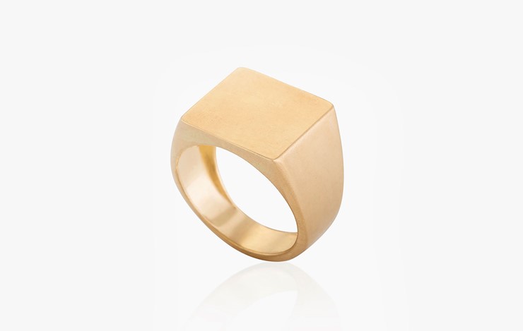 COLOR & FORM SQUARE FLAT RING