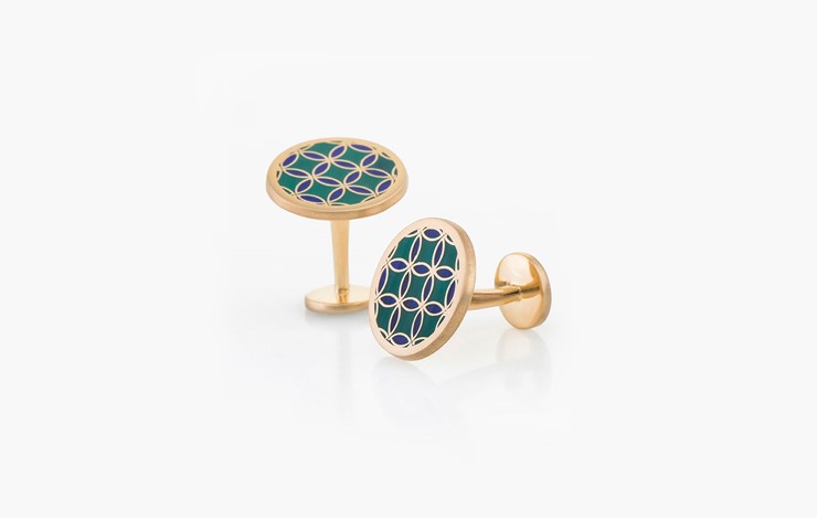 BLAT BEIRUT CIRCLE CUFFLINKS