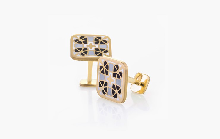 BLAT BEIRUT HEART CUFFLINKS