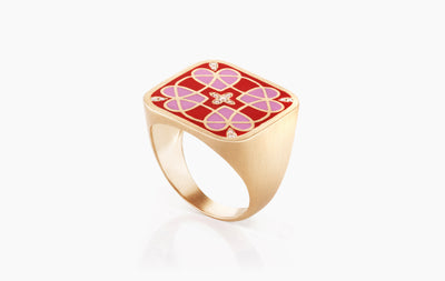 BLAT BEIRUT HEART DIAMOND RING