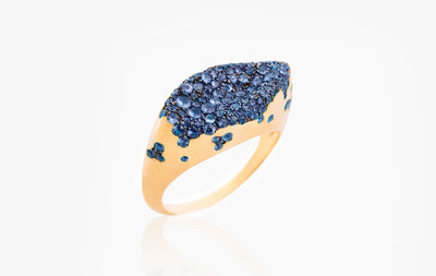 BABY MALAK ORIGINAL BONBON MARQUISE RING