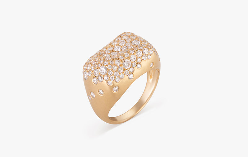 BABY MALAK ORIGINAL ICE RECTANGLE RING