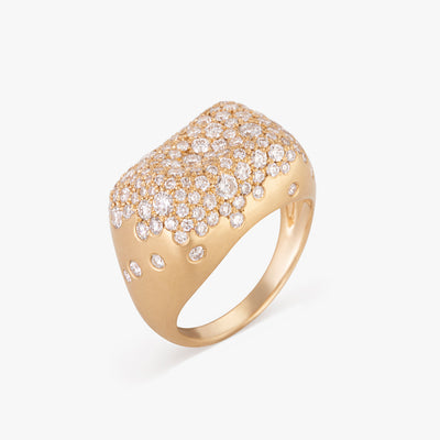 BABY MALAK ORIGINAL ICE RECTANGLE RING
