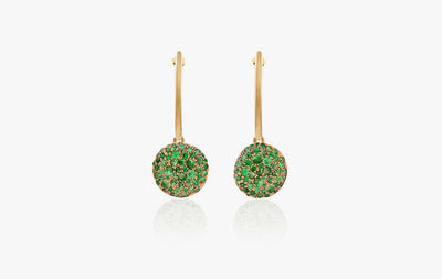BABY MALAK ORIGINAL DROP BONBON ROUND EARRINGS