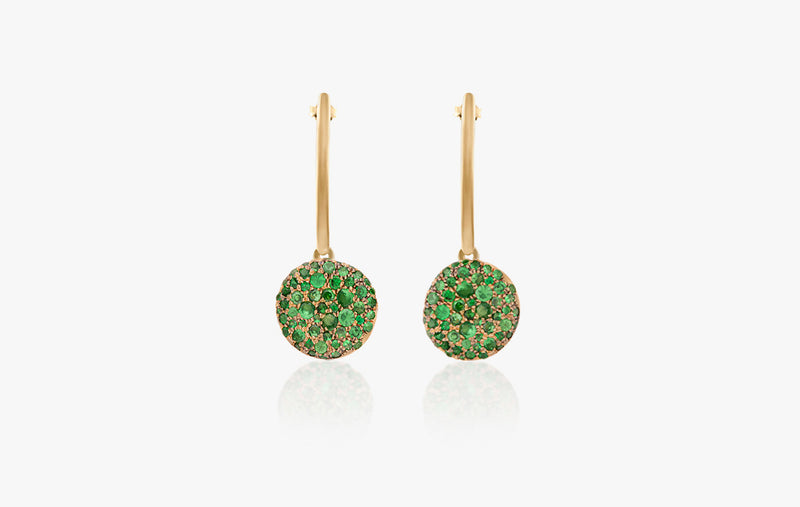 BABY MALAK ORIGINAL DROP BONBON ROUND EARRINGS
