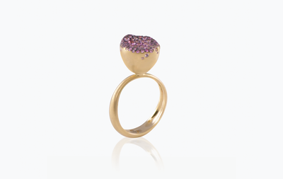 BABY MALAK FLOURISH BONBON SMALL ROUND RING