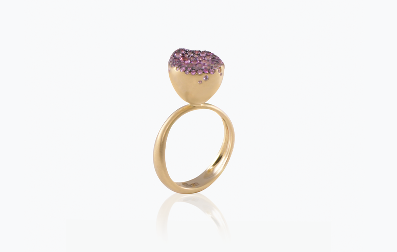 BABY MALAK FLOURISH BONBON SMALL ROUND RING