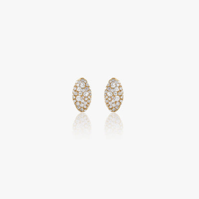 BABY MALAK ORIGINAL STUD ICE SMALL MARQUISE EARRINGS