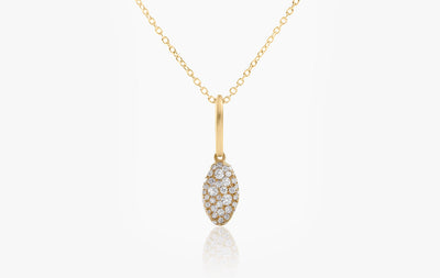 BABY MALAK ORIGINAL DROP ICE SMALL MARQUISE NECKLACE