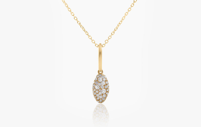 BABY MALAK ORIGINAL DROP ICE SMALL MARQUISE NECKLACE