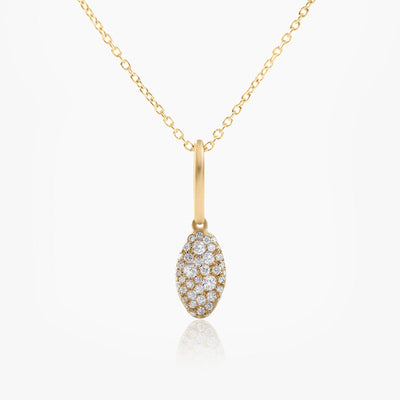 BABY MALAK ORIGINAL DROP ICE SMALL MARQUISE NECKLACE