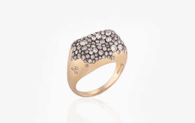 BABY MALAK ORIGINAL CHAMPAGNE RECTANGLE RING