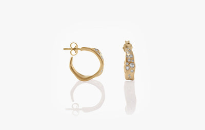 BABY MALAK HOOP ROUND EARRINGS