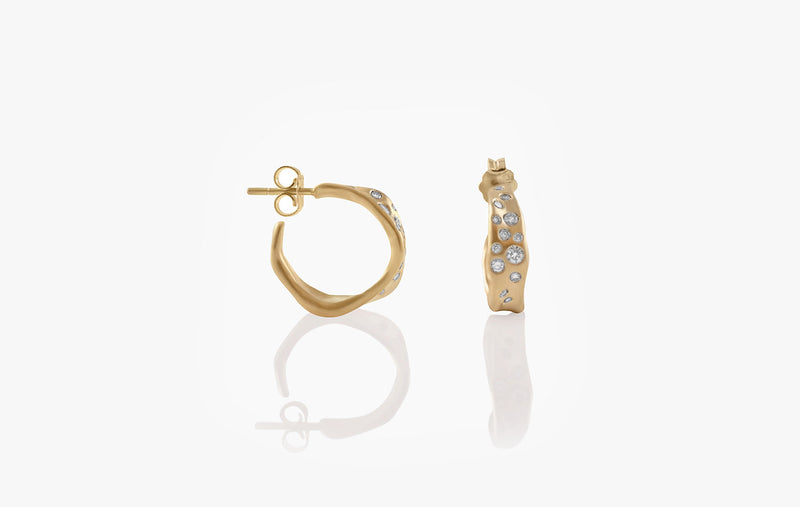 BABY MALAK HOOP ROUND EARRINGS