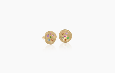 BABY MALAK MINI BONBON ROUND EARRINGS