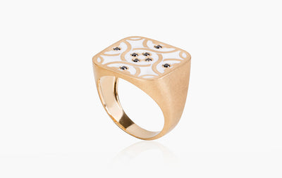 BLAT BEIRUT FLOWER DIAMOND RING