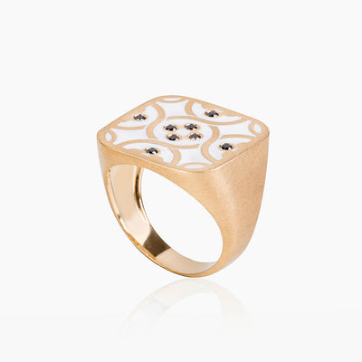 BLAT BEIRUT FLOWER DIAMOND RING
