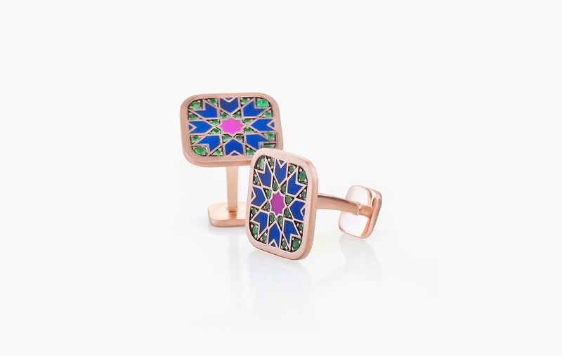 BLAT BEIRUT STAR COLOR CUFFLINKS
