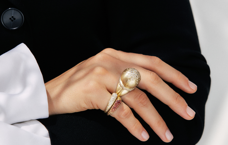 THE DOME POWER BIG RING by Nada Ghazal - Rings