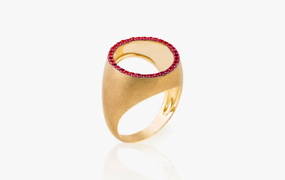 FREE ME ROUND RUBY RING