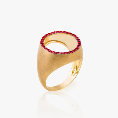 FREE ME ROUND RUBY RING