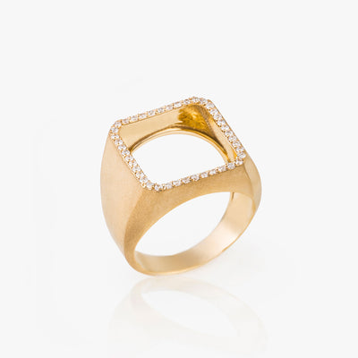 FREE ME DIAMOND SQUARE RING