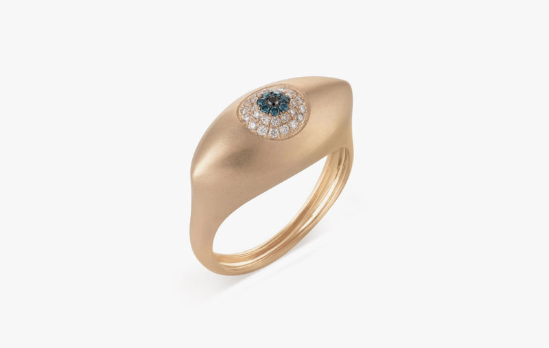 HEALING EYE MARQUISE RING