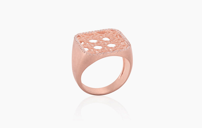 KHAIZARAN SQUARE DIAMOND RING
