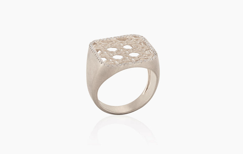 KHAIZARAN SQUARE DIAMOND RING