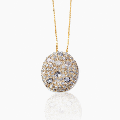 MALAK ICY OVAL NECKLACE