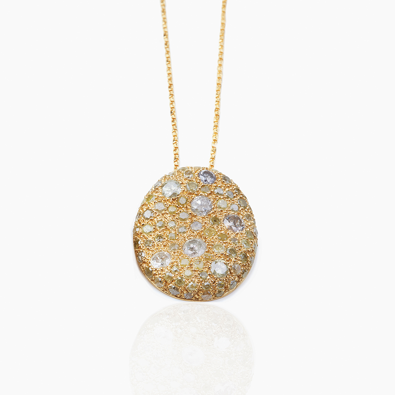 MALAK ICY OVAL NECKLACE