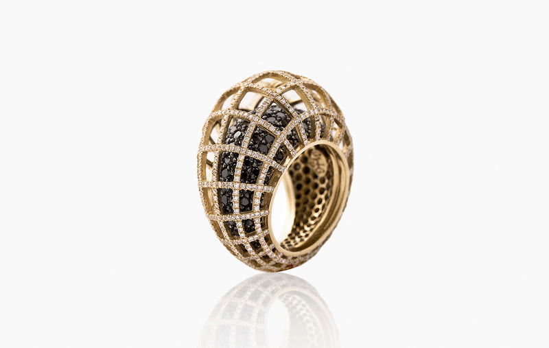 MATRIX DOUBLE DIAMOND RING