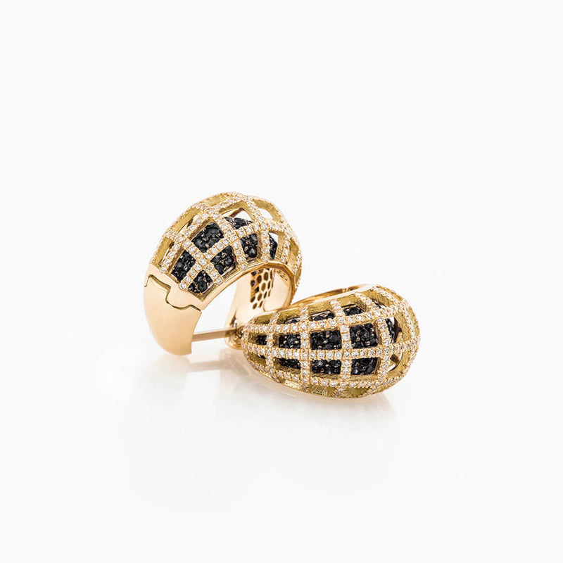 MATRIX DOUBLE DIAMOND EARRINGS