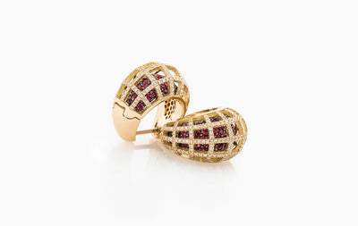 MATRIX DOUBLE EARRINGS