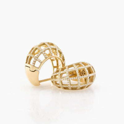 MATRIX SINGLE DIAMOND EARRINGS