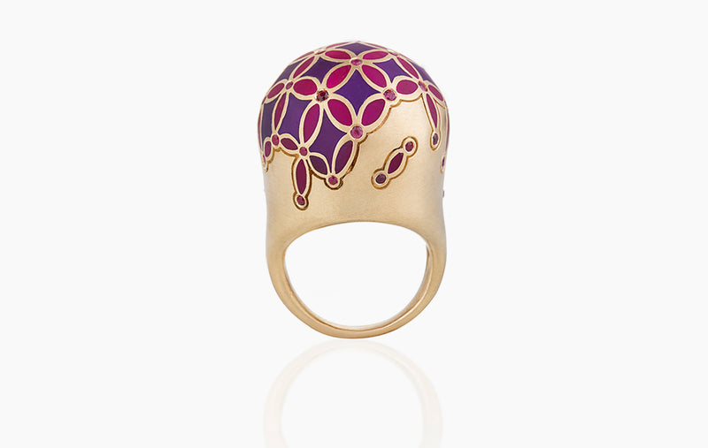 MY MUSE GLORY ENAMEL BIG RING
