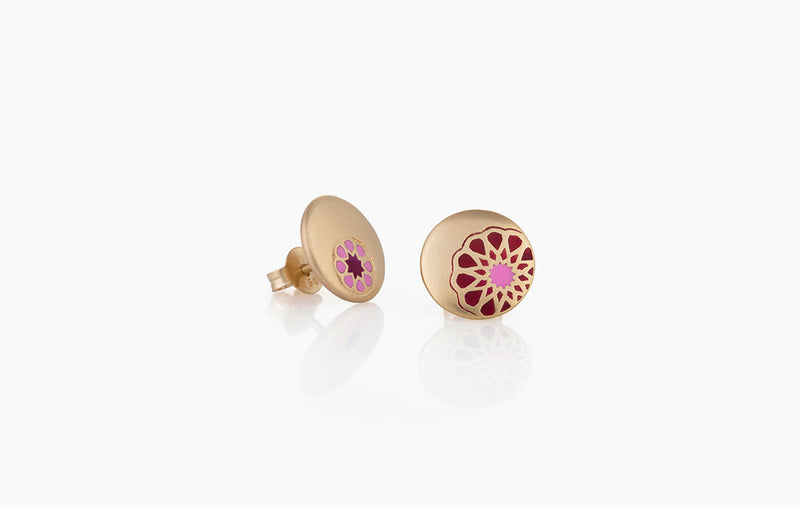 MY MUSE GLORY ENAMEL MINI EARRINGS