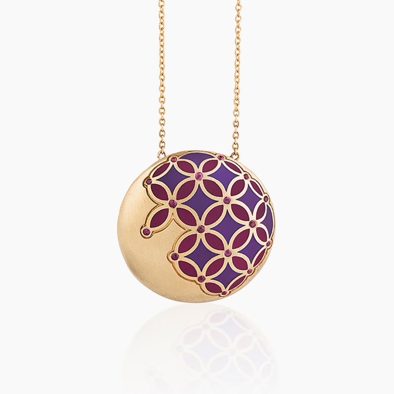 MY MUSE GLORY ENAMEL NECKLACE
