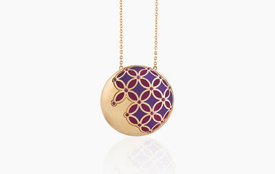 MY MUSE GLORY ENAMEL NECKLACE