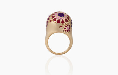 MY MUSE GLORY ENAMEL SMALL RING