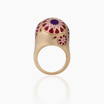MY MUSE GLORY ENAMEL SMALL RING