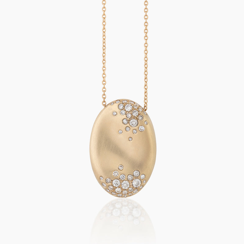 MY MUSE STORM WINTER OVAL SMALL NECKLACE