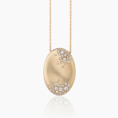 MY MUSE STORM WINTER OVAL SMALL NECKLACE