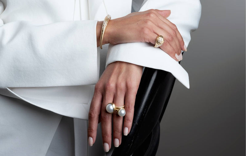 POP PEARL LARGE RING