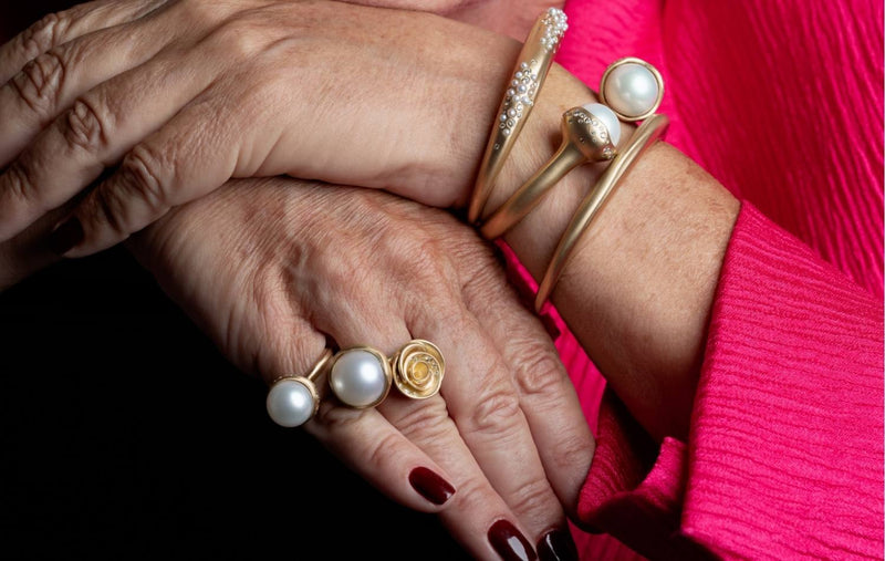 POP PEARL LARGE RING