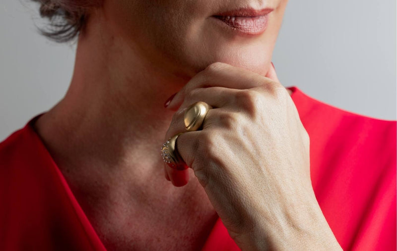 DROP PURE OVAL RING
